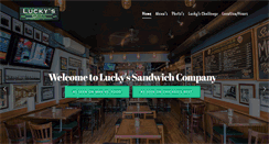 Desktop Screenshot of luckysandwich.com